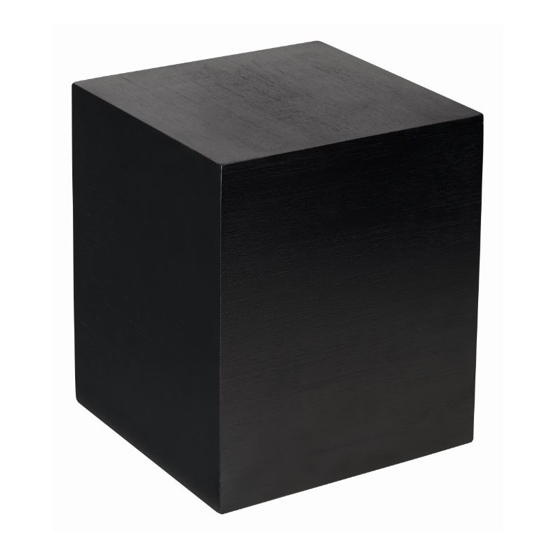 Grand cube noir