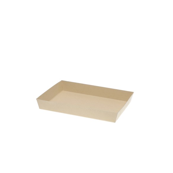 Assiette rectangulaire papier bambou 18,5 cm
