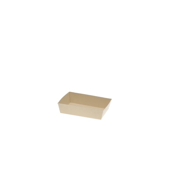 Assiette rectangulaire papier bambou 10,5 cm