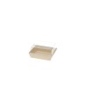 Assiette carrée papier bambou 10,5 cm