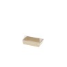 Assiette rectangulaire papier bambou 10,5 cm