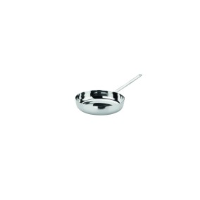 Mini stainless steel frying pan 7.5 cl