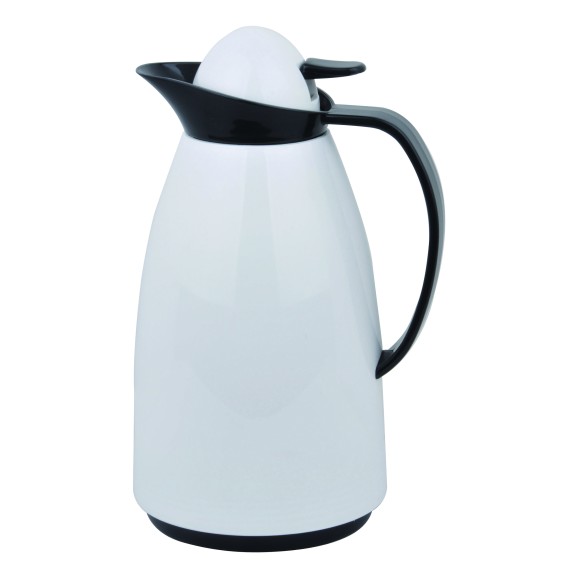 White insulated jug 1l