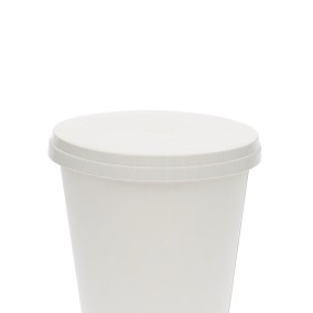 Natural paper lid for 21 cl cup