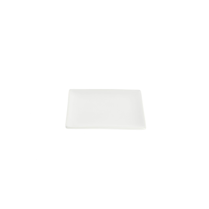 Assiette carrée blanche 11,7 cm
