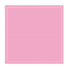 Two ply pink napkin